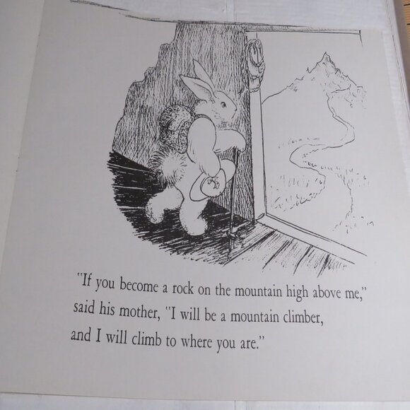 The Runaway Bunny BIG BOOK (almost 2 feet tall) By Margaret Wise Brown Classroom - Picture 5 of 11